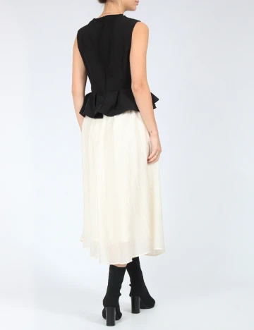 Compleu Dazy, negru/ecru