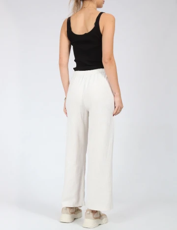 Pantaloni SHEIN, ecru