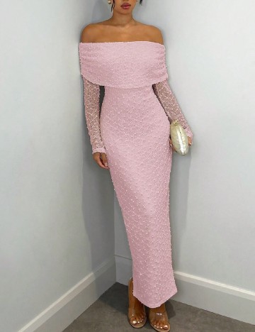 
						Rochie lunga SHEIN, roz