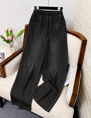 
						Blugi Shein Kids, negru