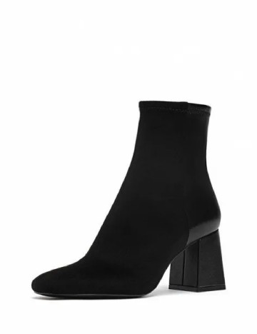 Botine Stradivarius, negru