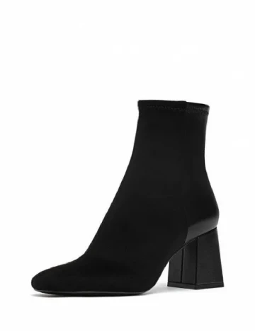 Botine Stradivarius, negru