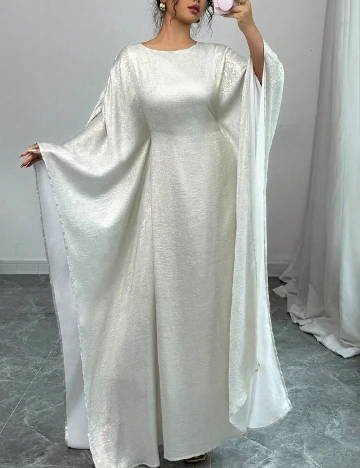 Rochie lunga SHEIN, ecru