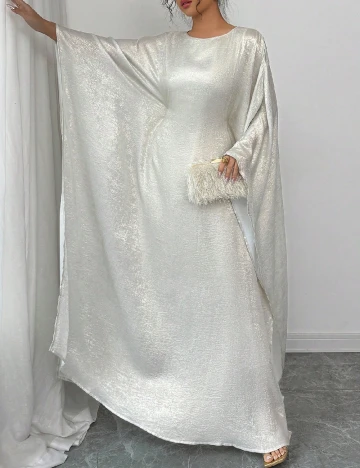 Rochie lunga SHEIN, ecru