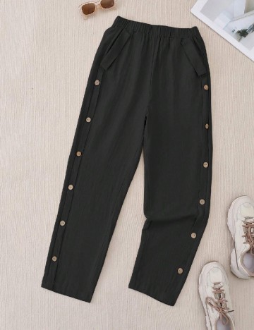 
						Pantaloni SHEIN, negru