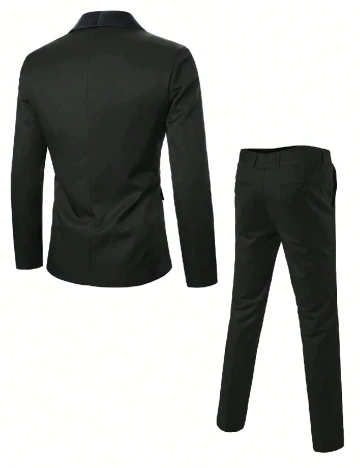 Costum SHEIN, negru Negru
