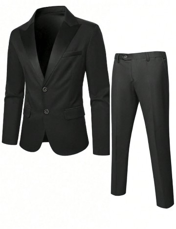 Costum SHEIN, negru