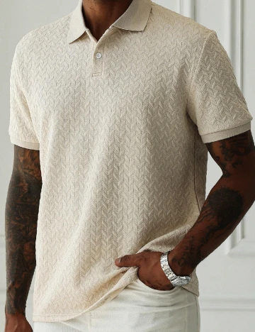 Tricou SHEIN, ecru Alb