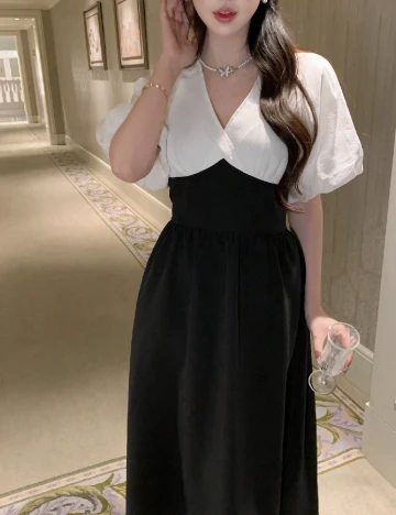 Rochie medie Dazy, negru
