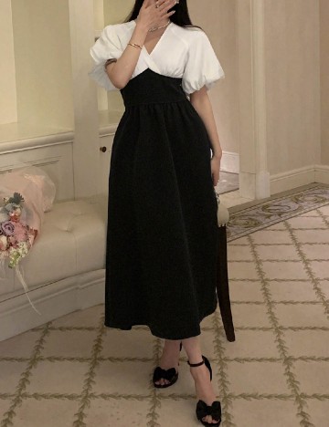 Rochie medie Dazy, negru