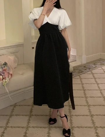 Rochie medie Dazy, negru