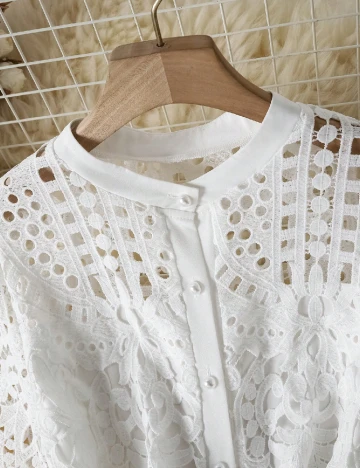Rochie medie SHEIN, alb