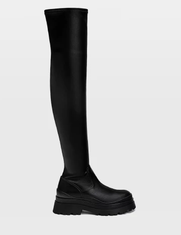 Cizme Stradivarius, negru Negru