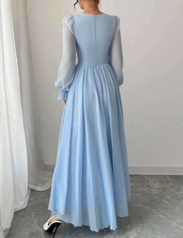 Rochie lunga SHEIN, albastru deschis