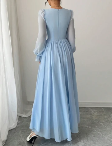 Rochie lunga SHEIN, albastru deschis