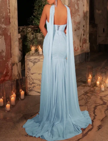 Rochie lunga SHEIN, turcoaz Albastru