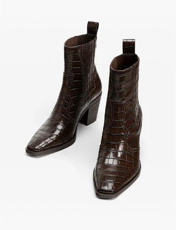 Botine Stradivarius, maro