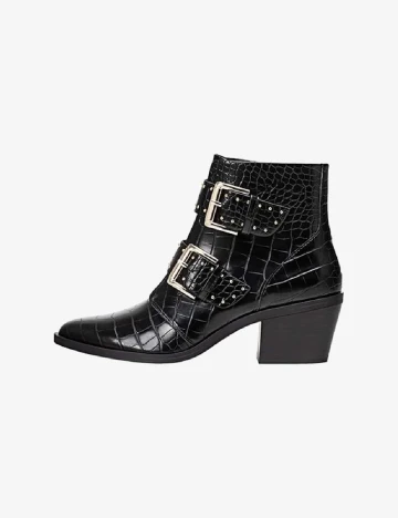 Botine Stradivarius, negru