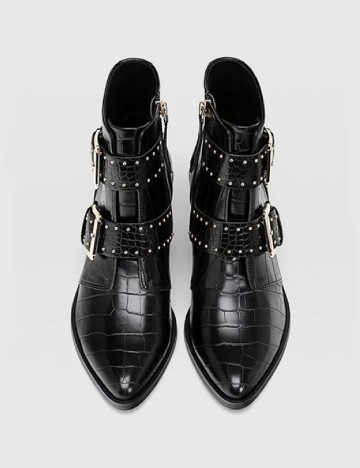 Botine Stradivarius, negru