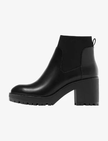 Botine Stradivarius, negru