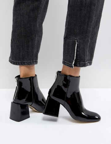 Botine Stradivarius, negru