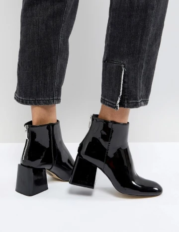 Botine Stradivarius, negru