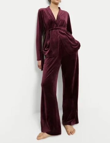 Pantaloni de pijama Triumph, pruna