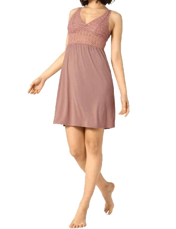 Rochie de noapte Triumph, roz pudra inchis