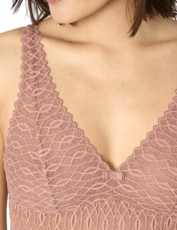 Rochie de noapte Triumph, roz pudra inchis