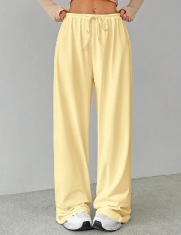 Pantaloni SHEIN, galben
