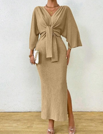 
						Rochie lunga SHEIN, maro deschis