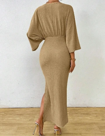 Rochie lunga SHEIN, maro deschis