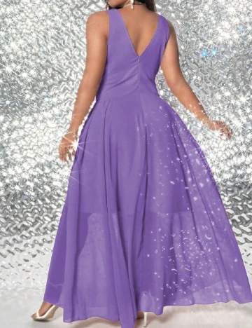 Rochie lunga SHEIN CURVE, mov