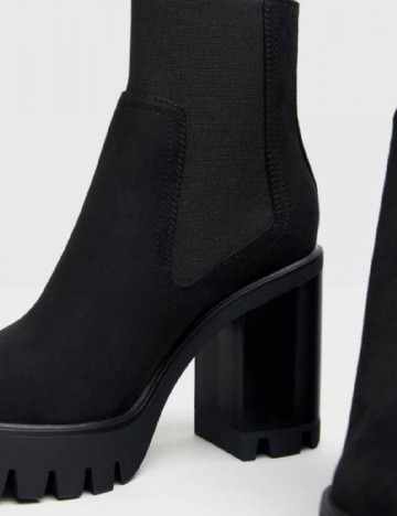Botine Bershka, negru