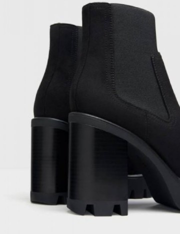 Botine Bershka, negru