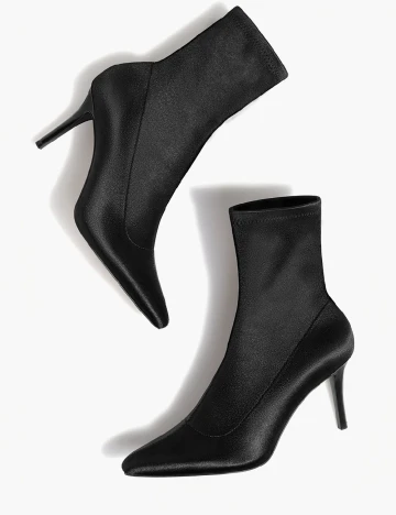 Botine Stradivarius, negru