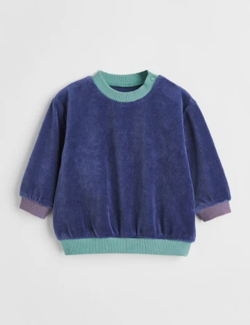Bluza H&M, albastru Albastru