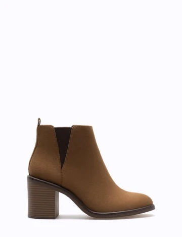Botine Stradivarius, maro