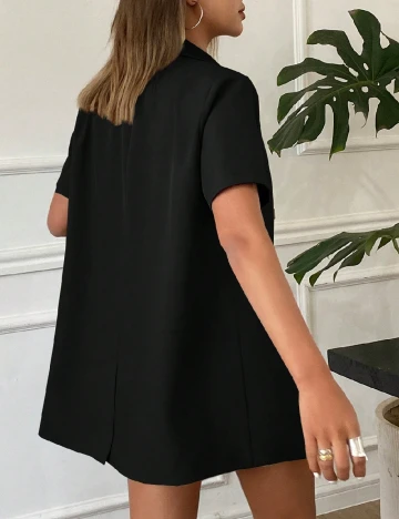 Sacou SHEIN, negru Negru
