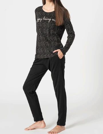 Pijama Triumph, negru