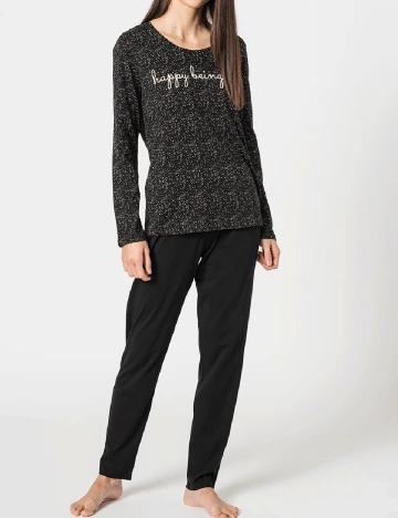 Pijama Triumph, negru