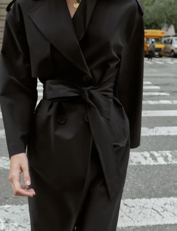Trench Zra, negru