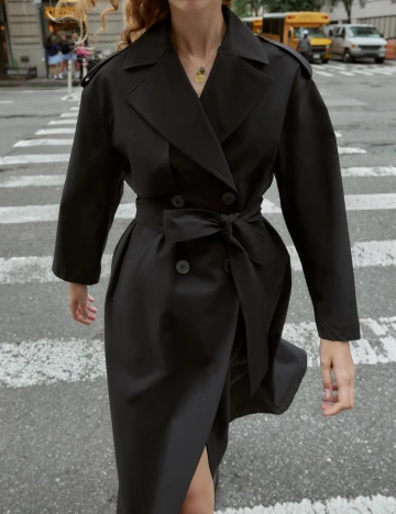 Trench Zra, negru