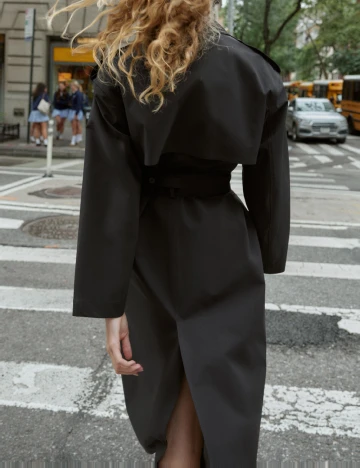 Trench Zra, negru
