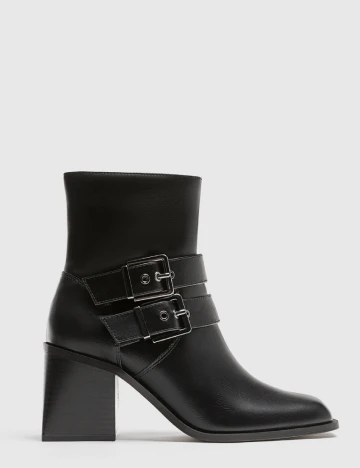 Botine Stradivarius, negru