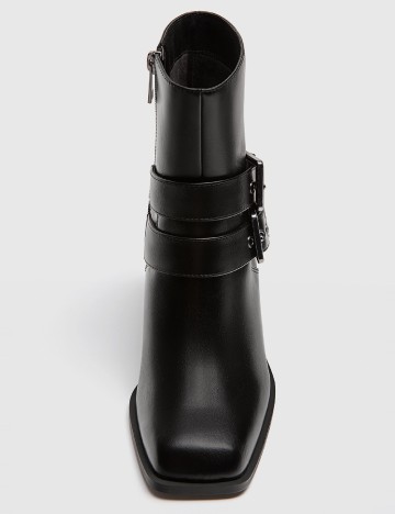 Botine Stradivarius, negru