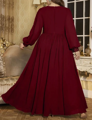 Rochie lunga SHEIN CURVE, rosu