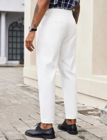 Pantaloni SHEIN, alb Alb