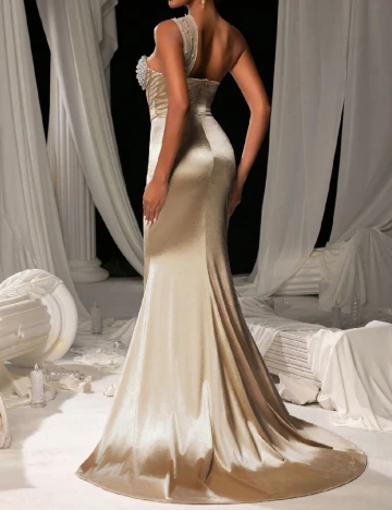 Rochie lunga Faeriesty, auriu