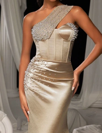 Rochie lunga Faeriesty, auriu